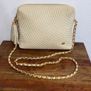 Bally Quilted Napa Tassel Chain Crossbody